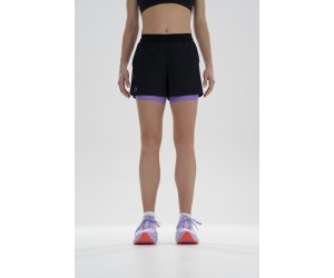 Nordski. Шорты 2 в 1 Nordski Road Black/Lavender W 